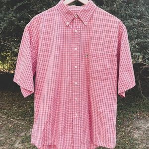 Duck Head short sleeve plaid casual button down
